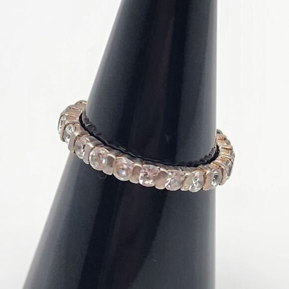 Sterling Silver & Clear CZ Ring (7) - Picture 3 of 6